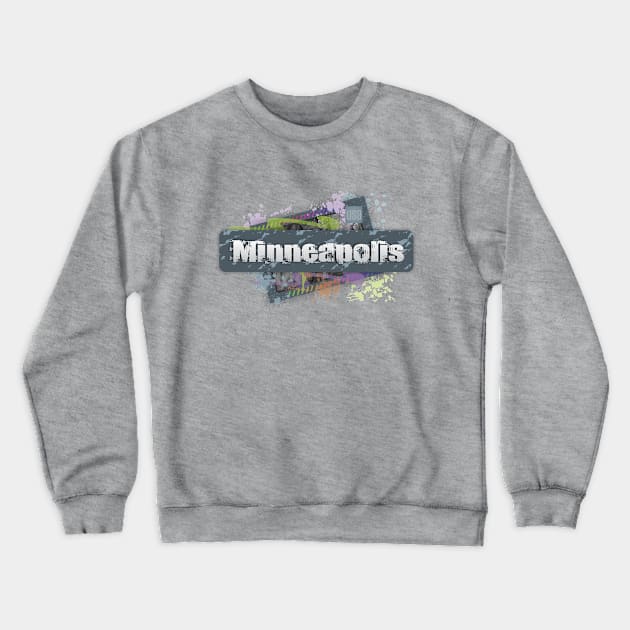 Minneapolis Crewneck Sweatshirt by Dale Preston Design